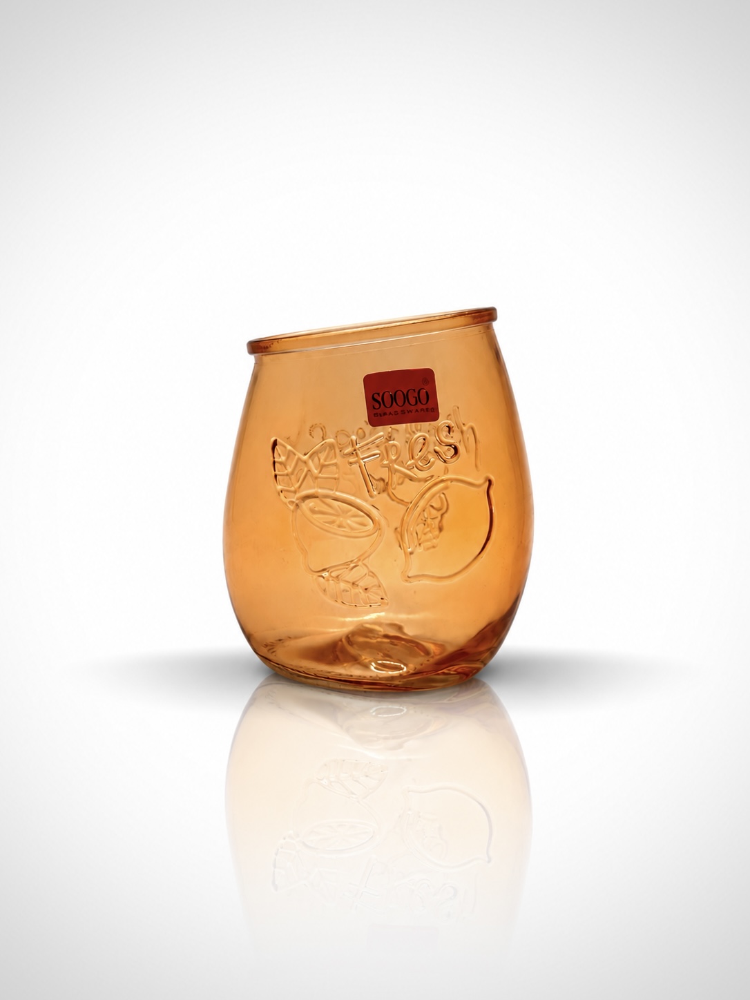 Orange Lemon-Motif Tumbler